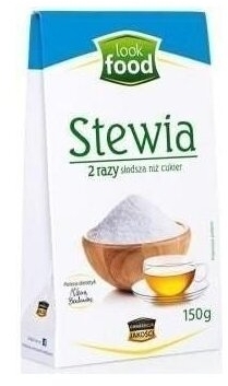 Look Food Stewia 2x Słodsza Niż Cukier 150g