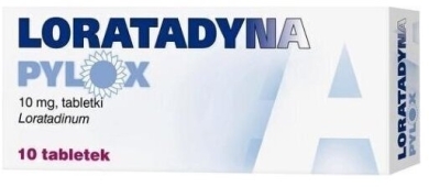Loratadyna Pylox 10 mg tabletki 10 sztuk