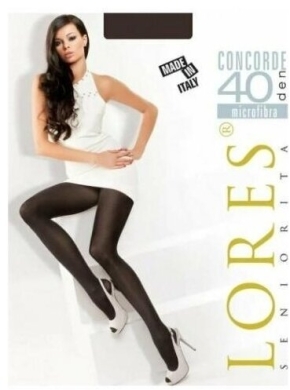 Lores rajstopy Concorde 40den rozmiar S czarne
