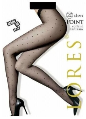 Lores rajstopy Point 20den rozmiar XS/S czarne