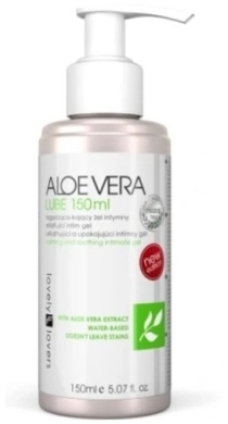 Lovery Lovers Aloe Vera Lube kojąco-łagodzący żel intymny z aloesem 150ml