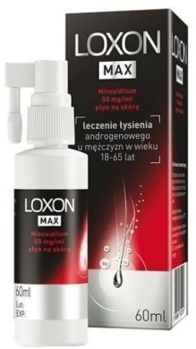 Loxon 5% ( Loxon Max ) płyn na skórę 60 ml