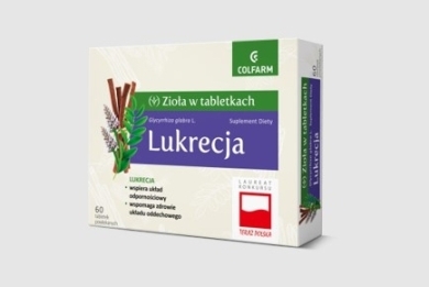 Lukrecja 60 tabletek