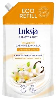 Luksja mydło w płynie jaśmin i wanilia zapas 900ml