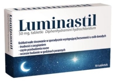 Luminastil 50 mg 10 tabletek