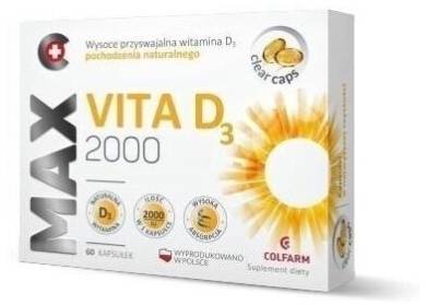 MAX VITA D3 2000 60 kapsułek