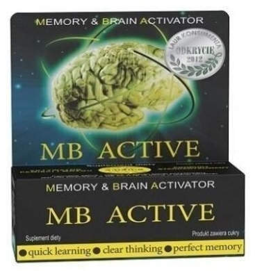 MB Active Pamięć Koncentracja 20 tabletek