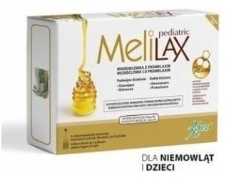 MELILAX PEDIATRIC Mikrowlewka dla dzieci 6 sztuk