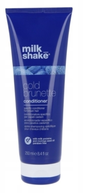 MILK SHAKE COLD BRUNETTE Niebieska odżywka do brązowych włosów 250ml