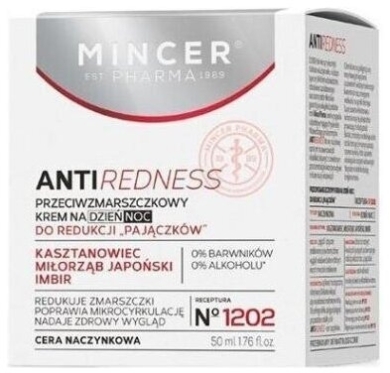 MINCER PHARMA AntiRednes Przeciwzmarszczkowy krem na dzień i noc 50 ml