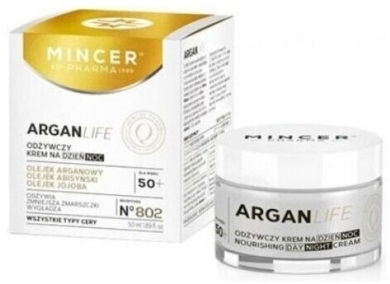 MINCER PHARMA Argan Life Krem Odżywczy krem na dzień i noc 50 ml