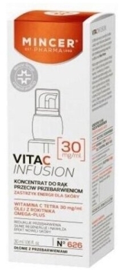 MINCER PHARMA VITA C INFUSION Koncentrat do rąk przeciw przebarwieniom 30 ml 