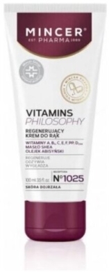 MINCER PHARMA Vitamins Philosophy Krem regenerujący do rąk 100 ml