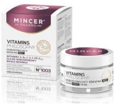 MINCER PHARMA Vitamins Philosophy Odbudowujący krem na noc 50 ml