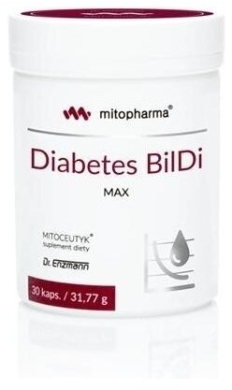 MITO-PHARMA Diabetes BilDi Max 30 kaps.