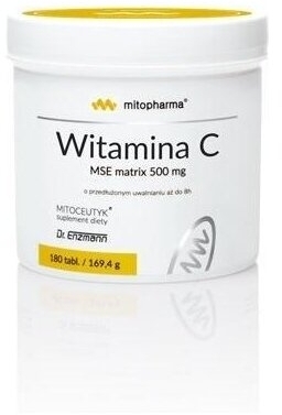MITO-PHARMA Witamina C MSE matrix 500mg 180 tabletek