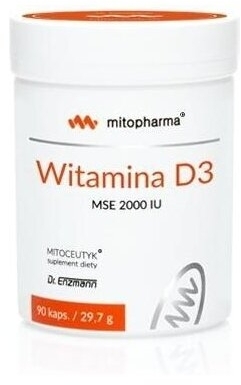 MITO-PHARMA Witamina D3 MSE 2000IU 90 kapsułek