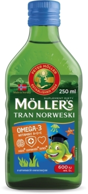 MOLLERS Tran Norweski owocowy 250 ml