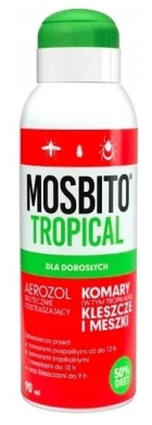 MOSBITO Tropical spray na komary i kleszcze 90 ml