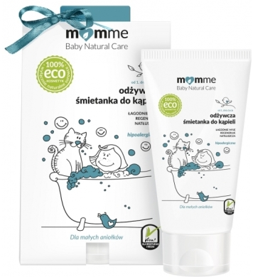 MOmMe Odżywcza Śmietanka do kąpięli dla dzieci 150 ml