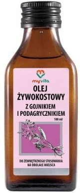 MY VITA Olej żywokostowy z gojnikiem i podagrycznikiem 100ml
