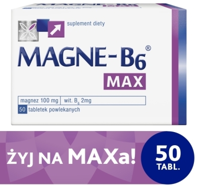 Magne-B6 Max 50 tabletek 