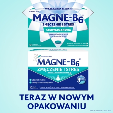 Magne-B6 Zmęczenie i Stres 30 tabletek powlekanych 