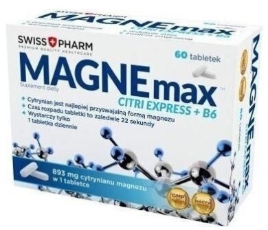 MagneMax Citri Express + B6 60 tabletek