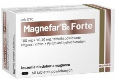 Magnefar B6 Forte 60 tabletek