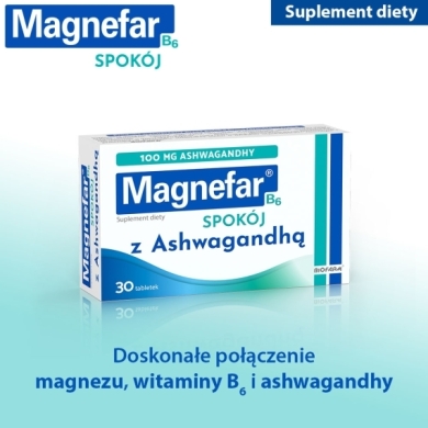 Magnefar B6 Spokój 30 tabletek