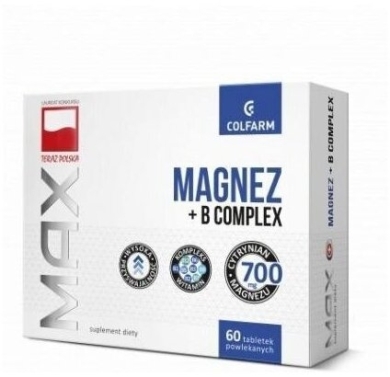 Magnez + B Complex 60 tabletek powlekanych
