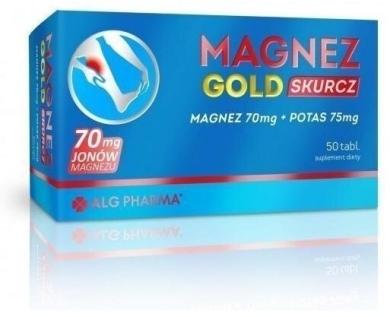 Magnez Gold Skurcz 50 tabletek 