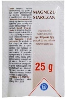 Magnezu siarczan HASCO 25 g