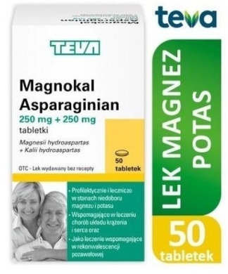 Magnokal Asparginian 50 tabletek