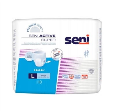 Majtki chłonne SENI ACTIVE SUPER LARGE 10 sztuk