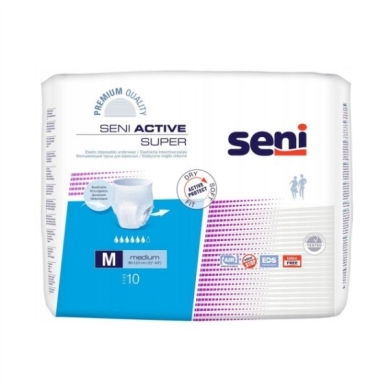 Majtki chłonne SENI ACTIVE SUPER MEDIUM 10 sztuk