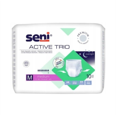 Majtki chłonne SENI ACTIVE TRIO 8 Medium 10 sztuk