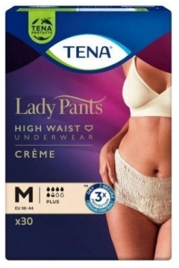 Majtki chłonne TENA Lady Pants Plus Creme M 30 sztuk