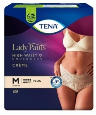 Majtki chłonne TENA Lady Pants Plus M 9 sztuk