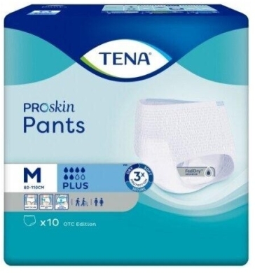 Majtki chłonne TENA Pants ProSkin Plus M 10 sztuk