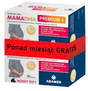 MamaDHA Premium+ 2x90 kapsułek