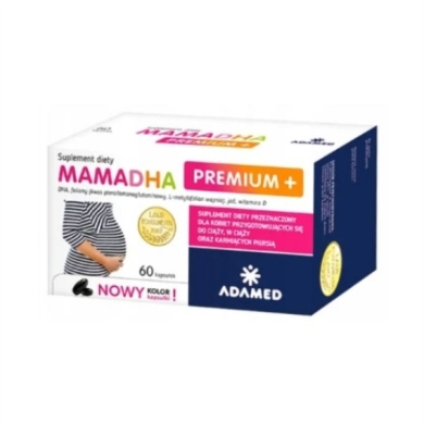 MamaDHA Premium + 90 kapsułek