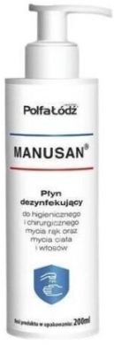 Manusan płyn dezynfekujący 4 % 200ml