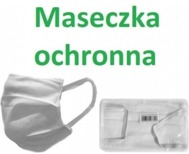 Maska biała 1 szt.