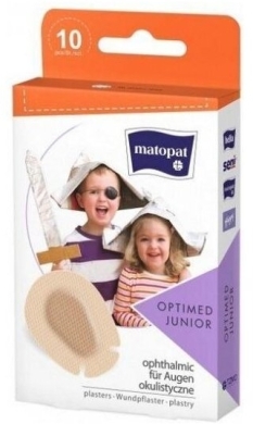 Matopat Optimed Junior Plastry Korygujące Do Terapii Wzroku 10 sztuk