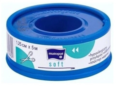 Matopat Przylepiec Soft Włókninowy 1,25cmx5m 1szt.