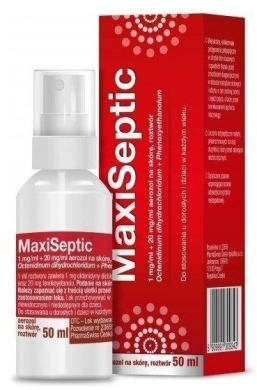 Maxiseptic aerozol na skórę roztwór 50 ml