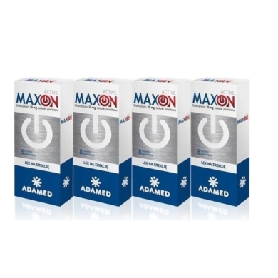 Maxon Active (Sildenafil 25 mg) 8 tabletek Wielopak x4