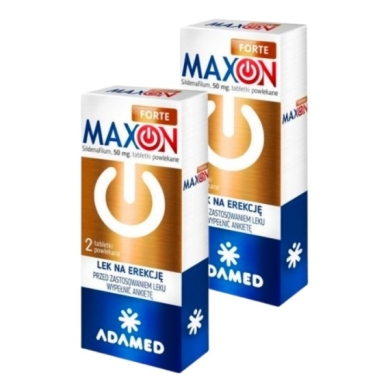 Maxon Forte tabletki powlekane 50 mg 2 tabletki Wielopak x2