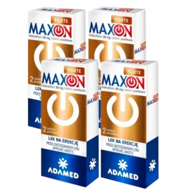 Maxon Forte tabletki powlekane 50 mg 2 tabletki Wielopak x4